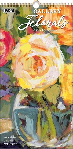 LANG Gallery Florals 2025 Vertical Wall Calendar (25991079149) in Saudi Arabia