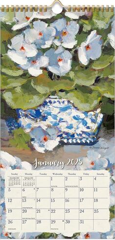 LANG Gallery Florals 2025 Vertical Wall Calendar (25991079149) in Saudi Arabia