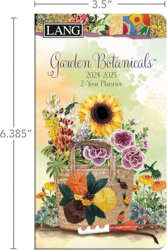 LANG Garden Botanicals 2024 Two Year Planner (24991071103) in Saudi Arabia