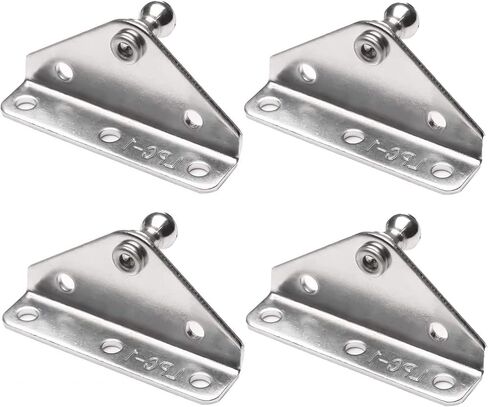 4 Pcs 10MM Gas Spring Lift Strut Bracket Ball Stud Grey Mounting Bracket for Lift Support Prop in Saudi Arabia