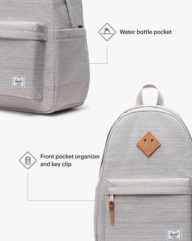 Herschel Supply Co. Heritage, Raven Crosshatch, One Size in Saudi Arabia