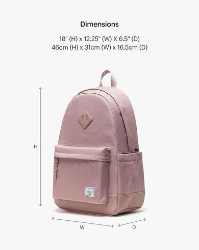 Herschel Supply Co. Heritage, Raven Crosshatch, One Size in Saudi Arabia