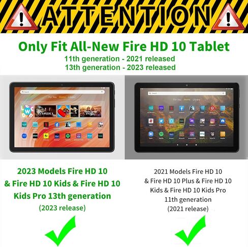 حافظة لوحة المفاتيح لجهاز Amazon Fire HD 10 اللوحي (الجيل 13/11، 2023/2021، 10.1 بوصة)، غطاء حامل نحيف قابل للتعديل مع لوحة مفاتيح بلوتوث لاسلكية قابلة للفصل - التنين القديم in Kuwait
