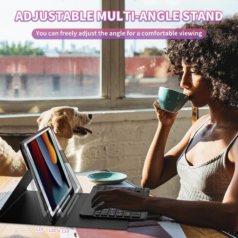 حافظة لوحة المفاتيح لجهاز Amazon Fire HD 10 اللوحي (الجيل 13/11، 2023/2021، 10.1 بوصة)، غطاء حامل نحيف قابل للتعديل مع لوحة مفاتيح بلوتوث لاسلكية قابلة للفصل - التنين القديم in Kuwait