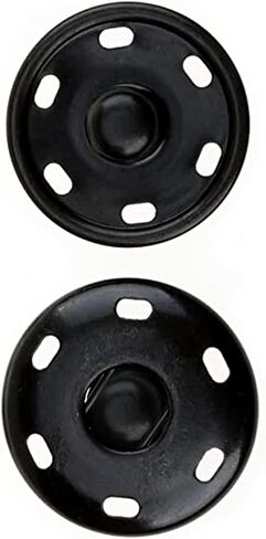 Metal Snap Buttons Black 0.30 inch Studs for Sewing 8.5mm Snap Fastener Buttons Press Button for Sewing Clothing Sew on Snap Buttons Pack of 50 in Saudi Arabia