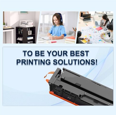 خراطيش حبر 414A مكونة من 4 قطع بديلة لحبر الطابعة HP Color Laserjet Pro MFP M479fdw MFP M479fdn، Enterprise MFP M454dw M454dn M480f M479 M454 (أسود، سماوي، أرجواني، أصفر) in Kuwait