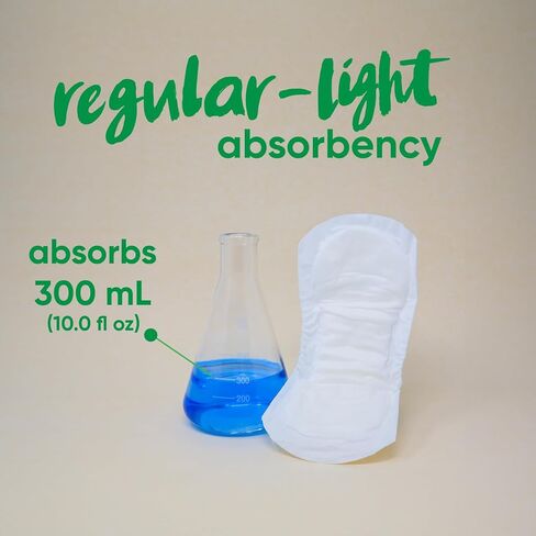 Oi | Organic Initiative Incontinence Liner for Women, Certified Organic Cotton Topsheet, Very Light Bladder Leakage, Breathable and Hypoallergenic. Very Light (180mm) 60 Liners in Kuwait