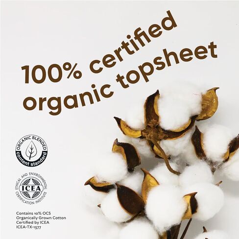 Oi | Organic Initiative Incontinence Liner for Women, Certified Organic Cotton Topsheet, Very Light Bladder Leakage, Breathable and Hypoallergenic. Very Light (180mm) 60 Liners in Kuwait