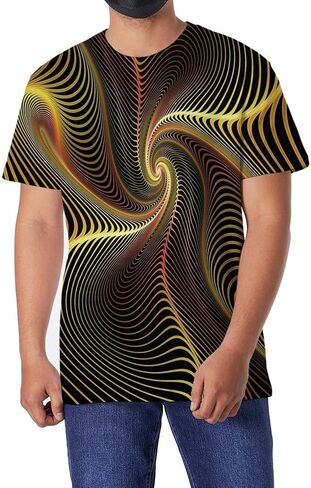 Men's T-Shirt 3D Printed T-Shirt Novelty Graphics T-Shirt Crewneck Tees S-3XL in Saudi Arabia
