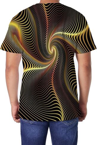 Men's T-Shirt 3D Printed T-Shirt Novelty Graphics T-Shirt Crewneck Tees S-3XL in Saudi Arabia