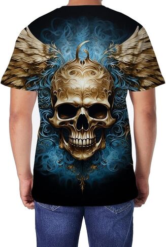 Men's T-Shirt 3D Printed T-Shirt Novelty Graphics T-Shirt Crewneck Tees S-3XL in Saudi Arabia