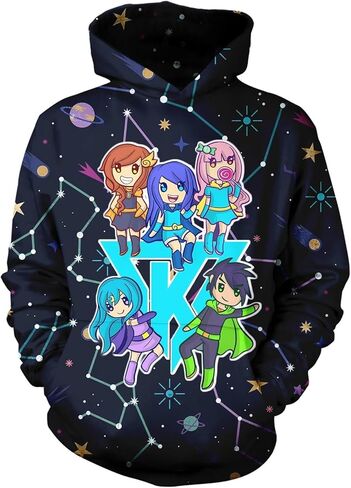 Unisex Hoodies Novelty 3D Print Graphic Pullover Hooded Sweatshirts With Pocket in Saudi Arabia