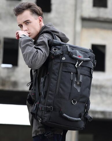 Travel Backpack,Multifunctional Carry On Backpack Anti Theft Laptop Backpack for Men and Women,Durable Hiking Backpack with Rain Cover(35L) in Saudi Arabia