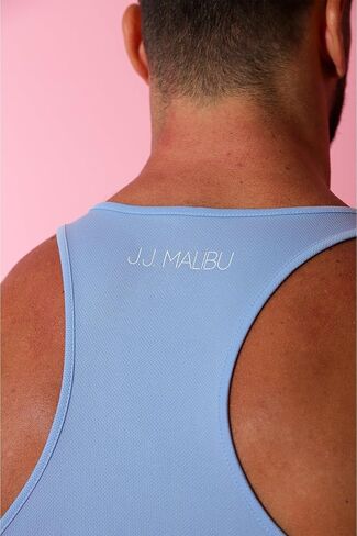 JJ Malibu Men's Dri-Fit Pop Color T-Back Gym Stringer Tank Top in Saudi Arabia