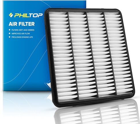 PHILTOP Engine Air Filter CA10343 Replacement for Lexus LX570 & Toyota Land Cruiser, Sequoia, Tundra, 2008-2021, Replace# 17801-38030 in Saudi Arabia
