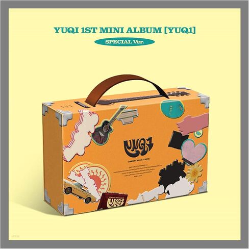 (G) I-DLE YUQI YUQ1 1st Mini Album CD+Booklet+Lyric Book+Photocard+Tracking Sealed GI-DLE GIDLE 宋雨琦 (Standard Rabbit Version) in Saudi Arabia