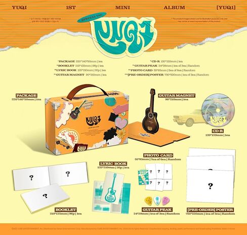 (G) I-DLE YUQI YUQ1 1st Mini Album CD+Booklet+Lyric Book+Photocard+Tracking Sealed GI-DLE GIDLE 宋雨琦 (Standard Rabbit Version) in Saudi Arabia