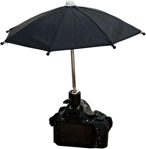 360° Swivel Camera Umbrella with Hot Shoe Camera Rain Cover, Protector Sunshade, Protects Camera from Rain in Saudi Arabia