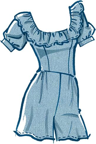 McCall's Misses' Romper and Jumpsuit Sewing Pattern Kit, Code M8203, Sizes 6-8-10-12-14, Multicolor in Saudi Arabia