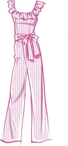 McCall's Misses' Romper and Jumpsuit Sewing Pattern Kit, Code M8203, Sizes 6-8-10-12-14, Multicolor in Saudi Arabia