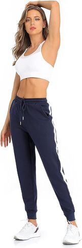Women Sweatpants Joggers for Women Lounge Pants with Pocket for Yoga Running Blue in Saudi Arabia
