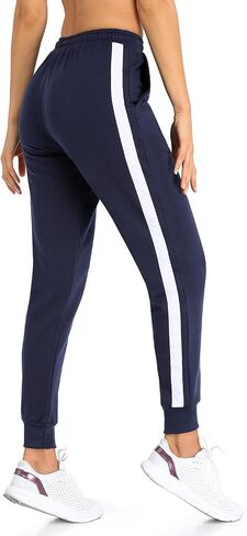Women Sweatpants Joggers for Women Lounge Pants with Pocket for Yoga Running Blue in Saudi Arabia