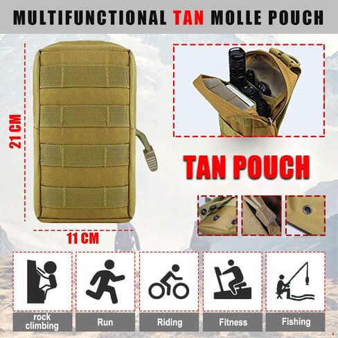 مجموعة إكسسوارات Molle مكونة من 25 مرفقًا لحقيبة الظهر Molle، مجموعة إكسسوارات Molle لحقيبة ظهر تكتيكية بحزام حزام 1 بوصة، مشبك تروس قفل Grimloc على شكل حرف D، سلاسل مرنة على شبكة الإنترنت in Kuwait