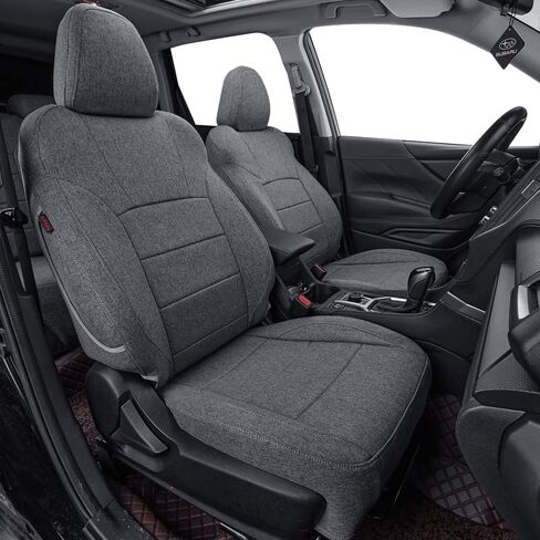 Custom Fit Seat Covers for Subaru Outback Base,Limited,Touring,Premium,Wilderness 2024 2023 2022 2021 2020,Full Coverage Polyester Seat Protector (Full Set,Gray) in Saudi Arabia