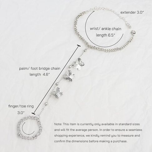 Gold Dainty Pearl Butterfly Hand Chain Ring Bracelet for Woman in Saudi Arabia