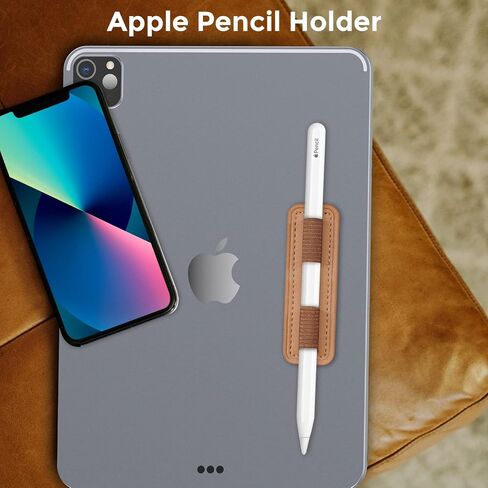 حامل أقلام عالمي، تخزين مرن للقلم اللوحي، غطاء قلم رصاص متوافق مع قلم Apple الجيل الأول والثاني وغيرها من الأقلام ذات الحجم المماثل (أسود) in Saudi Arabia