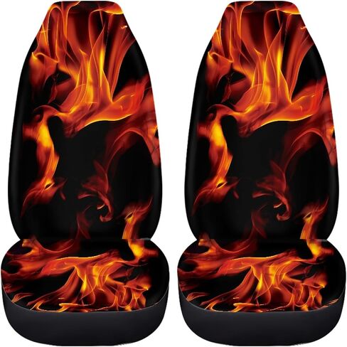 Purple Butterfly Galaxy Auto Car Seat Cover for Cars, Trucks, Vans, SUV, Vehicle Seat Cover Auto Saddle Blankets Driver Seat Protector Covers Full Set of 2 in Saudi Arabia