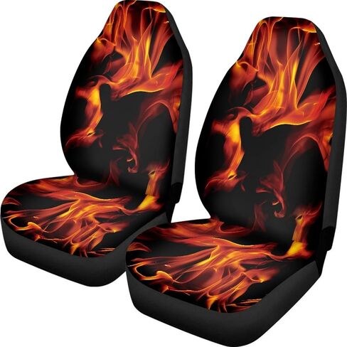 Purple Butterfly Galaxy Auto Car Seat Cover for Cars, Trucks, Vans, SUV, Vehicle Seat Cover Auto Saddle Blankets Driver Seat Protector Covers Full Set of 2 in Saudi Arabia