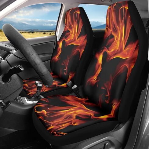 Purple Butterfly Galaxy Auto Car Seat Cover for Cars, Trucks, Vans, SUV, Vehicle Seat Cover Auto Saddle Blankets Driver Seat Protector Covers Full Set of 2 in Saudi Arabia