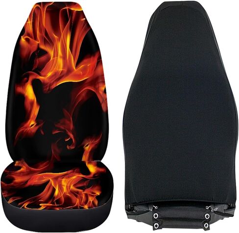 Purple Butterfly Galaxy Auto Car Seat Cover for Cars, Trucks, Vans, SUV, Vehicle Seat Cover Auto Saddle Blankets Driver Seat Protector Covers Full Set of 2 in Saudi Arabia