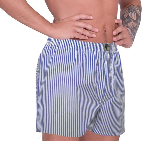 شورت بوكسر رجالي كلاسيكي من القطن المرسيريزد من LUFT، ملابس داخلية ناعمة in Kuwait