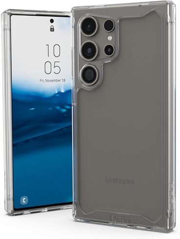 URBAN ARMOR GEAR UAG مصمم لهاتف Samsung Galaxy S24 Ultra Case 6.8 بوصة Monarch Crimson، غطاء واقٍ متين مقاوم للسقوط والصدمات ومقاوم للانزلاق in Kuwait