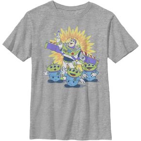 Disney Kids Pixar Toy Story Vintage Buzz Boys Short Sleeve Tee Shirt