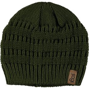 Unisex Soft Stretch Cable Knit Chunky Skully Beanie Winter Hat