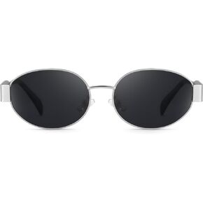 Retro Oval Sunglasses for Women Trendy Designer Sun Glasses Womens Shades Fashion Accessories for 2024 IF3455