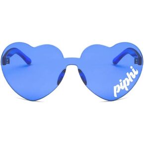 Sorority Shop Pi Beta Phi Sunglasses — Heart Shaped Sunglasses printed with PBP Logo, Greek Sorority Sunglass for Big Little Sorority Gifts
