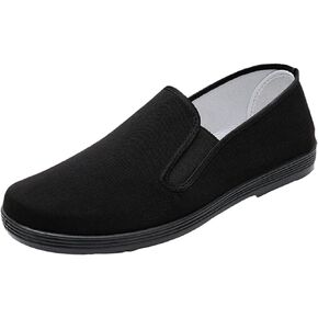 YunPeng Kung Fu Shoes Unisex Tai Chi Martial Art Karate Slip-on Chinese Traditional Old Beijing Shoes for Men Women Rubber Sole