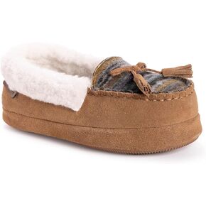 MUK LUKS Women's Leather Goods Sia Moccasin Slipper