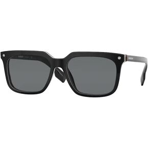 BURBERRY Carnaby BE4337 Square Sunglasses for Men + BUNDLE With Designer iWear Eyewear Kit