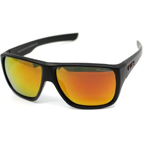 Polarized Kush Mirror Lens Sport Warp Oversize Mens Sunglasses