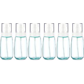IFDGCTK 3 Pack 2oz/60ml Small Spray Bottle, Empty Plastic Mini Spray Bottles, Fine Mist Travel Spray Bottle with 9pcs Labels