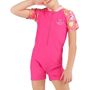 karrack Girls One Piece Swimsuit Kid Swimsuit Girls Water Sport Swimsuit UPF 50+ Sun Protection Bathing Suits