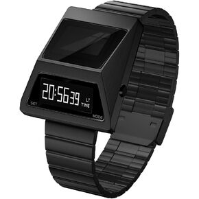 38® Tesla(Cybertruck) Stainless Steel Sports/Commercial Tech Future Style Digital Watch for Men and Women Racing Hands up Display Wristwatch in Kuwait