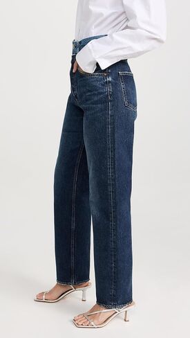 MOUSSY VINTAGE Women's MV Boulder Wide Straight Jeans in Kuwait