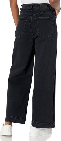 PAIGE Women's Spotlight Flaunt High Rise Wide Leg in Dark Obsidian in Saudi Arabia