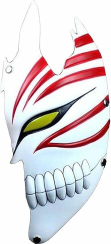 P1PSZ Kurosaki Ichigo Mask for Anime Kurosaki Ichigo Cosplay Costume Resin Mask Prop Halloween Headgear in Kuwait